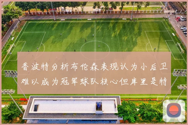 香波特分析布伦森表现认为小后卫难以成为冠军球队核心但库里是特例
